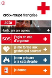 La Croix-Rouge Française lance un logiciel pour l'iPhone La Croix-Rouge Française lance un logiciel pour l'iPhone